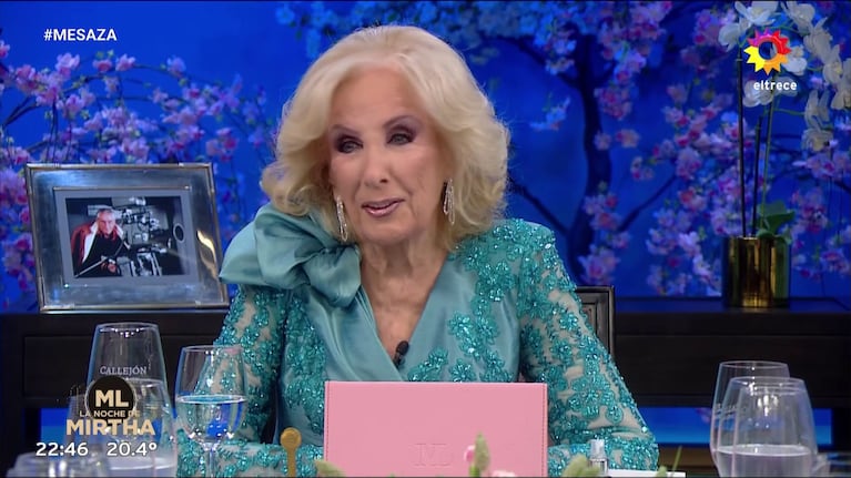 Mirtha Legrand en La Noche Mirtha.
