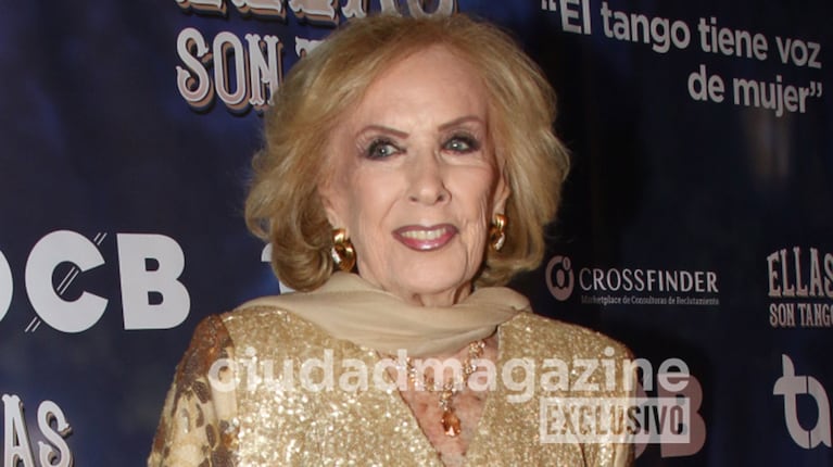 Mirtha Legrand en la noche porteña (Foto: Movilpress).