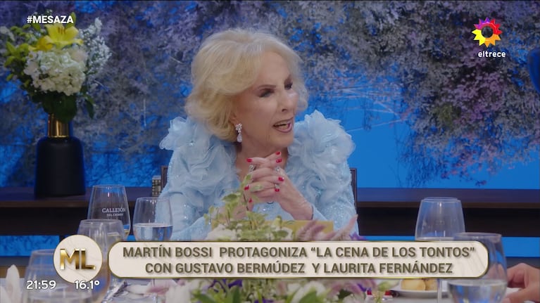 Mirtha Legrand en su programa La Noche de Mirtha (Foto: captura de eltrece)
