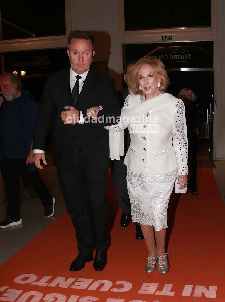 Mirtha Legrand fue a ver a Ricardo Darín y Andrea Pietra al teatro (Foto: Movilpress).