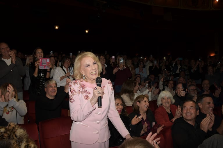 Mirtha Legrand fue a ver la obra Sottovoce (Foto: prensa).