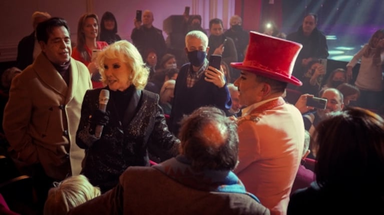 Mirtha Legrand fue al teatro a ver a Aníbal Pachano: todas las fotos del encuentro