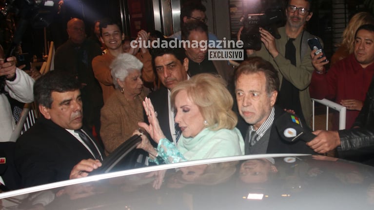 Mirtha Legrand fue al teatro Regina a ver El Mito, la obra de José María Muscari. (Foto: Movilpress)