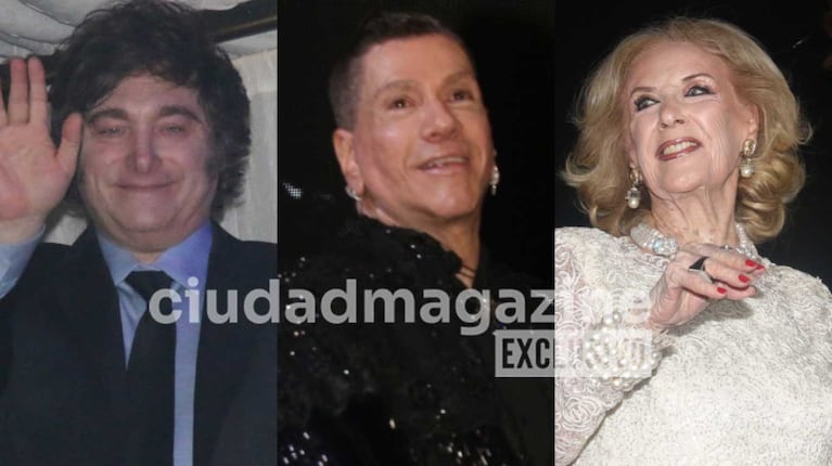 Mirtha Legrand, Javier Milei y más famosos en el homenaje a Roberto Piazza (Fotos: Movilpress)