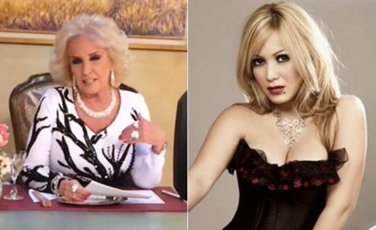 Mirtha Legrand mandó al frente a La Princesita Karina. (Fotos: archivo Web)