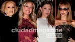 Mirtha Legrand, Mariana Fabbiani, Stephanie Demner y La Joaqui en la gala de una revista (Fotos: Movilpress).