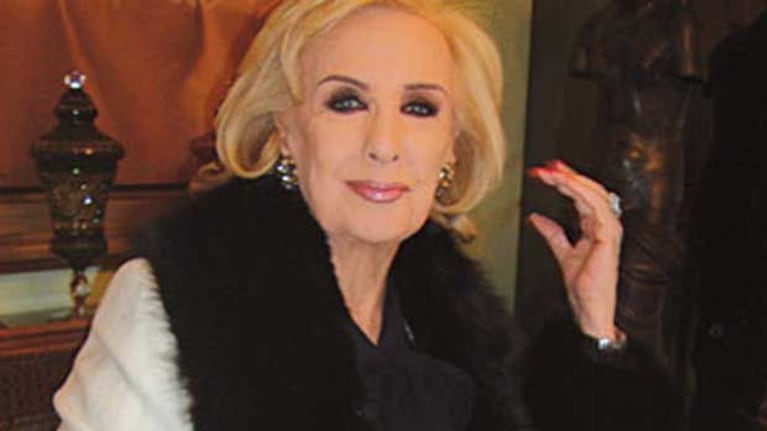 Mirtha Legrand posó para Gabriel Machado en las fotos de la revista Para Ti.