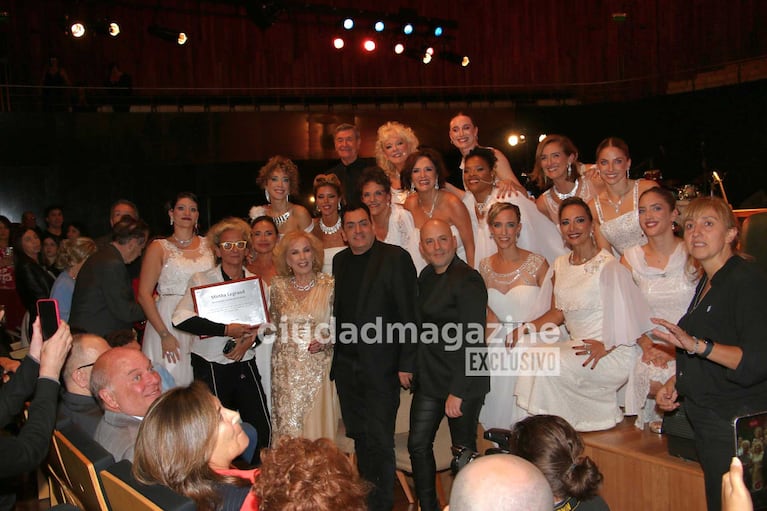 Mirtha Legrand presenció su homenaje en el Palacio Libertad (Foto: Movilpress)