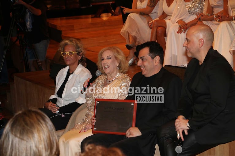 Mirtha Legrand presenció su homenaje en el Palacio Libertad (Foto: Movilpress)