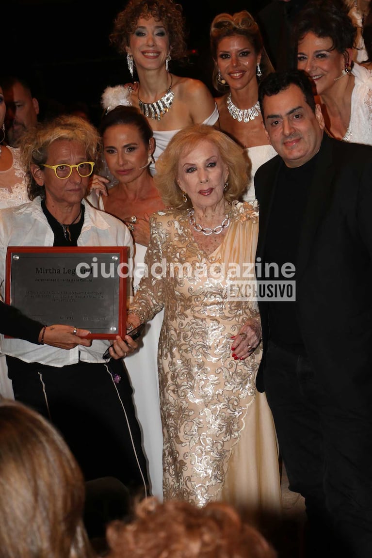 Mirtha Legrand presenció su homenaje en el Palacio Libertad (Foto: Movilpress)
