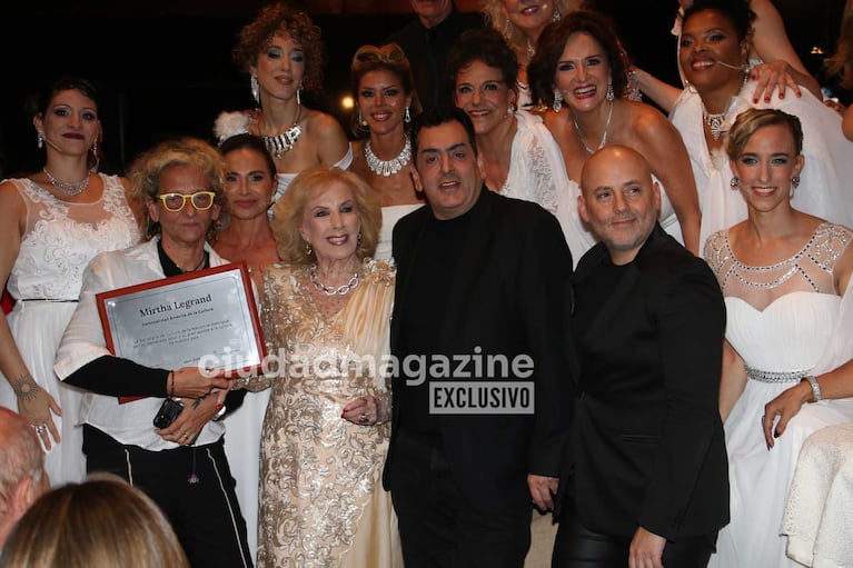 Mirtha Legrand presenció su homenaje en el Palacio Libertad (Foto: Movilpress)