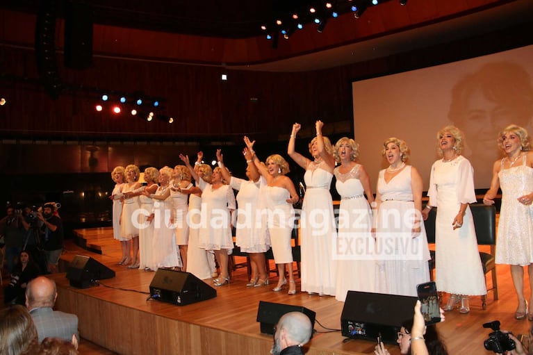 Mirtha Legrand presenció su homenaje en el Palacio Libertad (Foto: Movilpress)