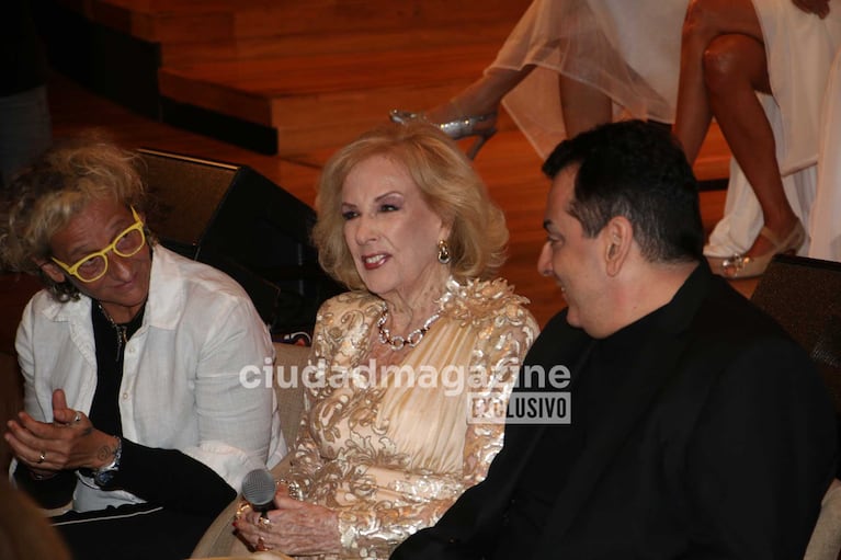Mirtha Legrand presenció su homenaje en el Palacio Libertad (Foto: Movilpress)