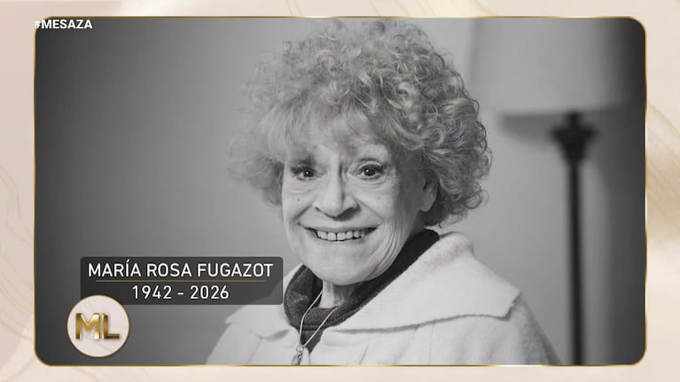 Mirtha Legrand recordó a María Rosa Fugazot con un homenaje en La Noche de Mirtha (Foto: captura de eltrece).