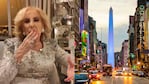 Mirtha Legrand saludó al Obelisco.
