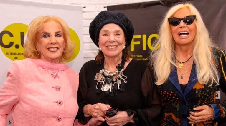 Mirtha Legrand, Susana Giménez y Graciela Borges (Foto: gentileza UBA)