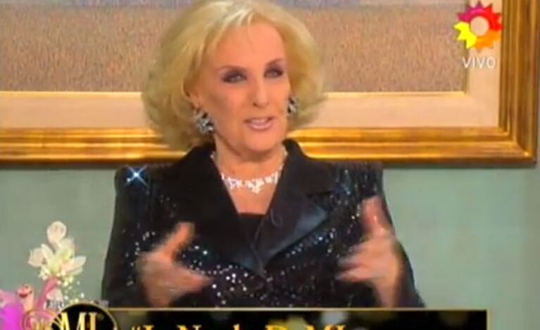 Mirtha Legrand volvió a la televisión tras haber sido operada.