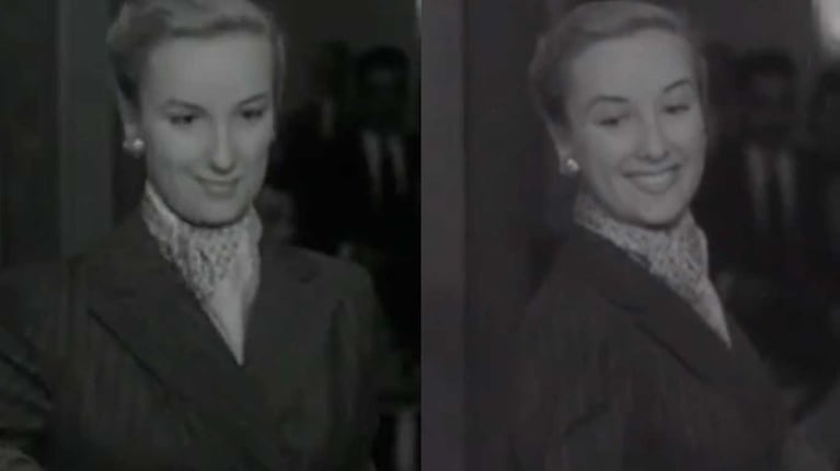Mirtha Legrand votando en 1951 (Fotos: Archivo general de la Nación)