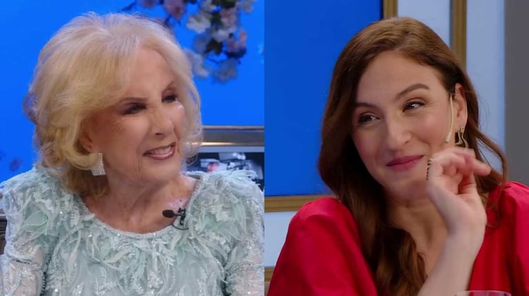 Mirtha Legrand y Carolina Amoroso (Fotos: capturas eltrece)