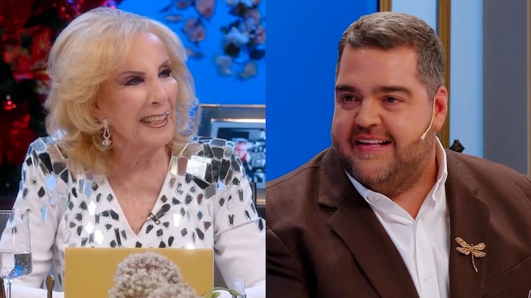 Mirtha Legrand y Darío Barassi (Captura de eltrece)
