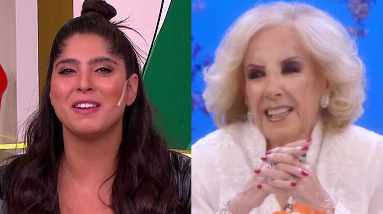 Mirtha Legrand y Flor Cabrera  (Fotos: capturas Ciudad Magazine y eltrece)