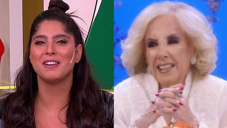 Mirtha Legrand y Flor Cabrera (Fotos: capturas Ciudad Magazine y eltrece)
