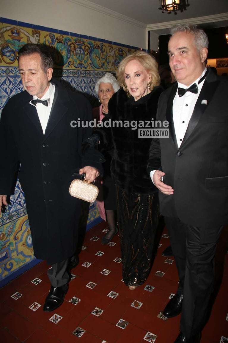 Mirtha Legrand y Hector Vidal Rivas (Fotos: Movilpress)