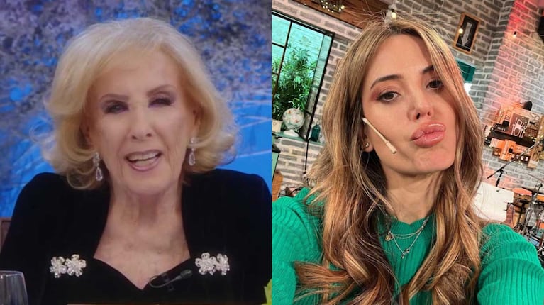 Mirtha Legrand y Jésica Cirio (Fotos: captura eltrece y Instagram @jesicacirio)