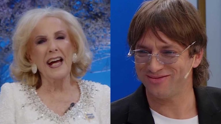 Mirtha Legrand y Joaquín Levinton (Fotos:capturas eltrece)