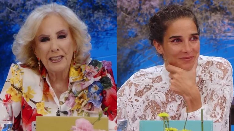 Mirtha Legrand y Juana Viale (Foto: capturas eltrece)
