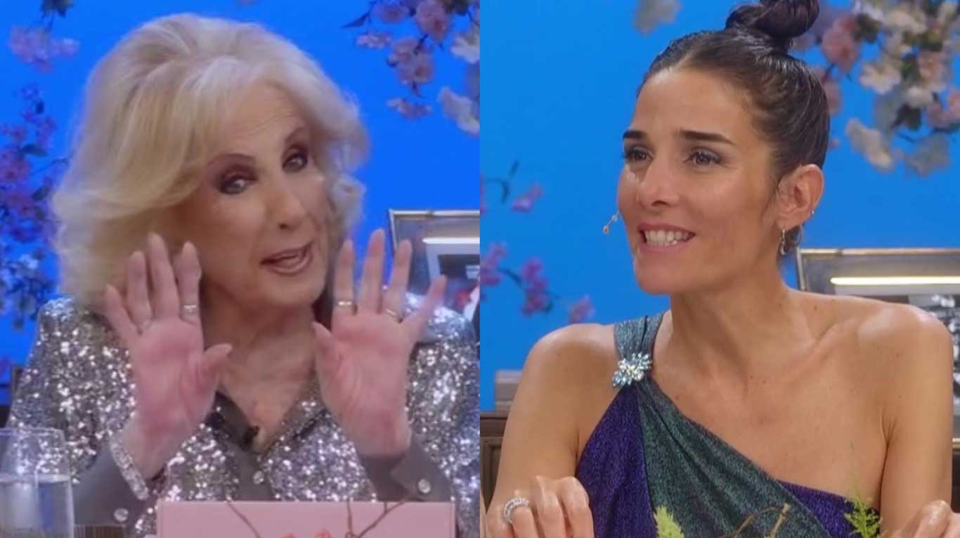 Mirtha Legrand y Juana Viale (Fotos: capturas Eltrece)