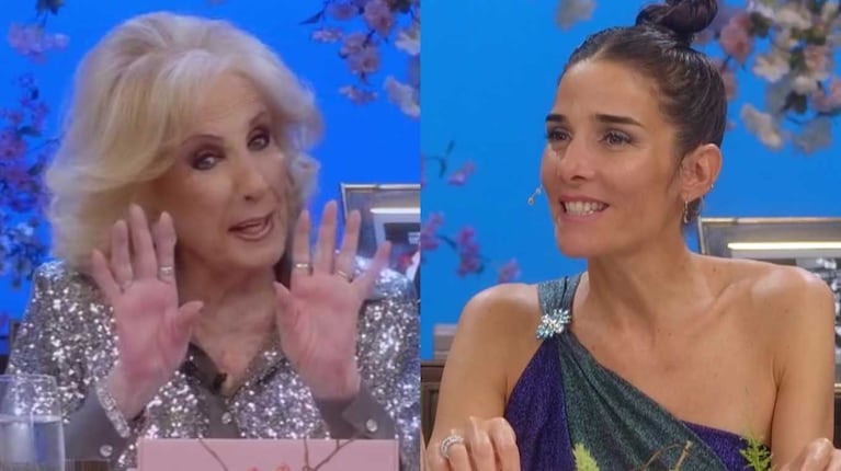 Mirtha Legrand y Juana Viale (Fotos: capturas Eltrece)