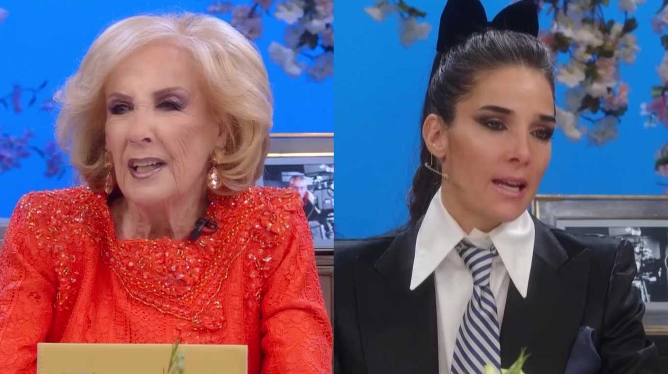 Mirtha Legrand y Juana Viale (Fotos: capturas eltrece)