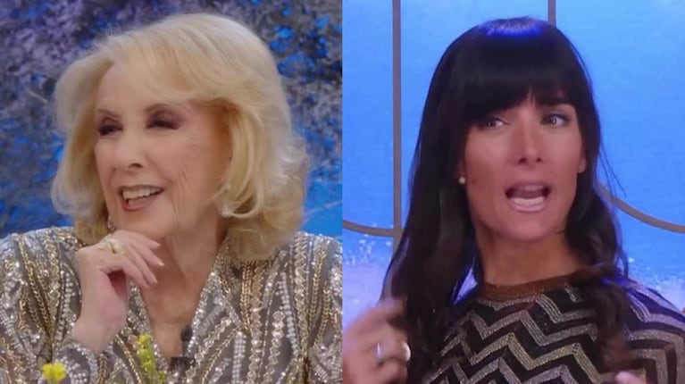 Mirtha Legrand y Juana Viale (Fotos: capturas eltrece)