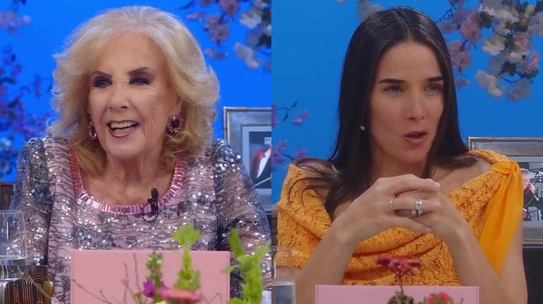 Mirtha Legrand y Juana Viale (Fotos: capturas eltrece)