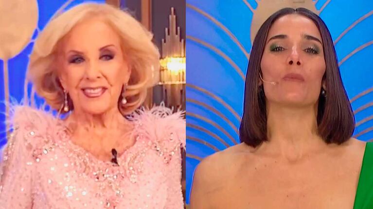 Mirtha Legrand y Juana Viale (Fotos: eltrece)