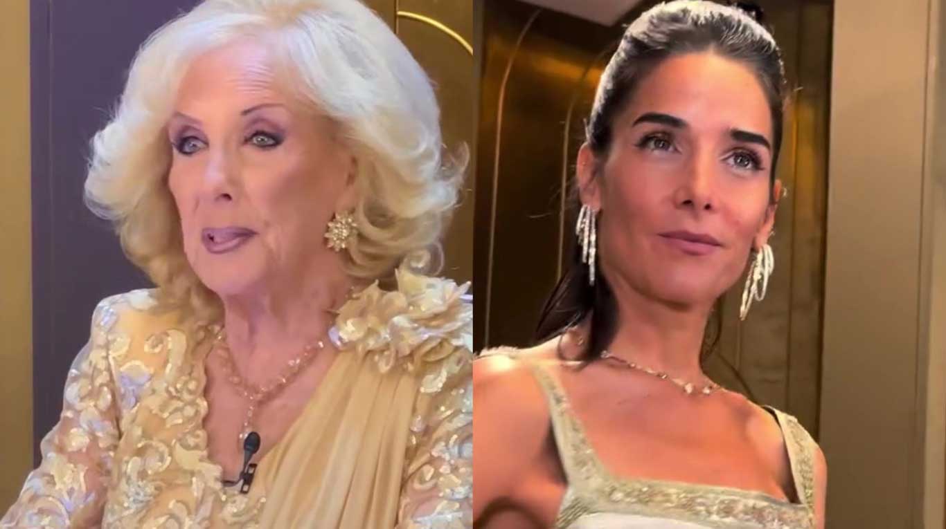 Mirtha Legrand y Juana Viale (Fotos: Instagram @lamesazaarg)