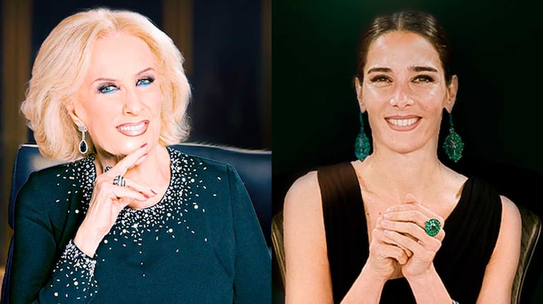 Mirtha Legrand y Juana Viale  (Fotos: StoryLab)