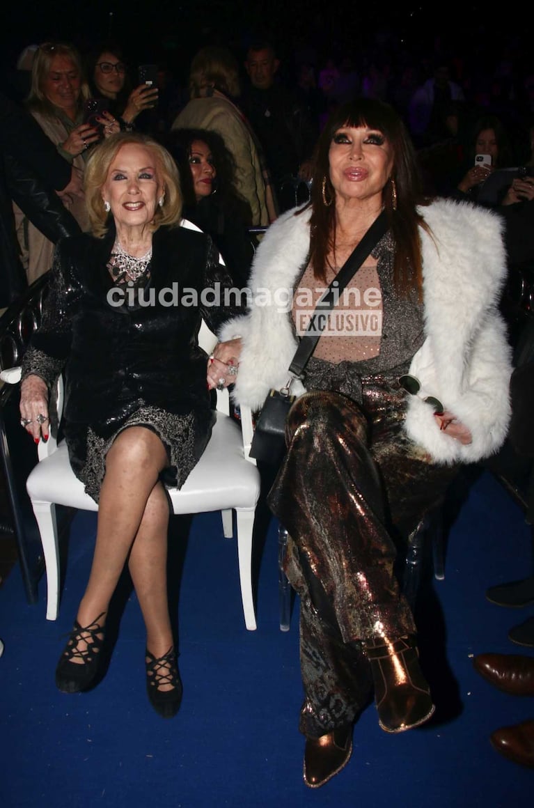 Mirtha Legrand y Moria Casán (Foto: Movilpress)