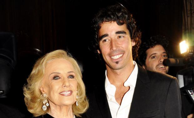 Mirtha Legrand y Nacho Viale en la presentación de La Dueña. (Foto: Jennifer Rubio)