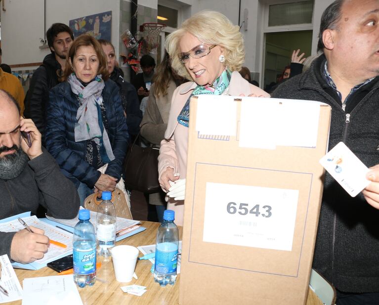 Mirtha Legrand y Susana Giménez votaron en las PASO. (Foto: Movilpress)