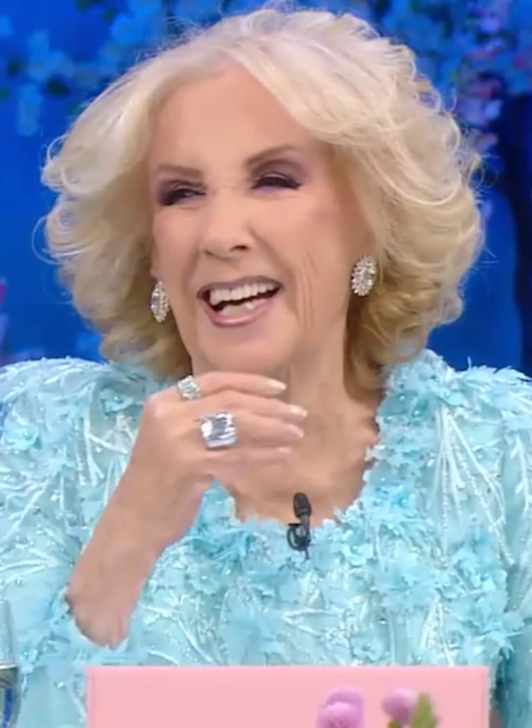 Mirtha se tomó a bien la explicación de María Eugenia a su reproche.