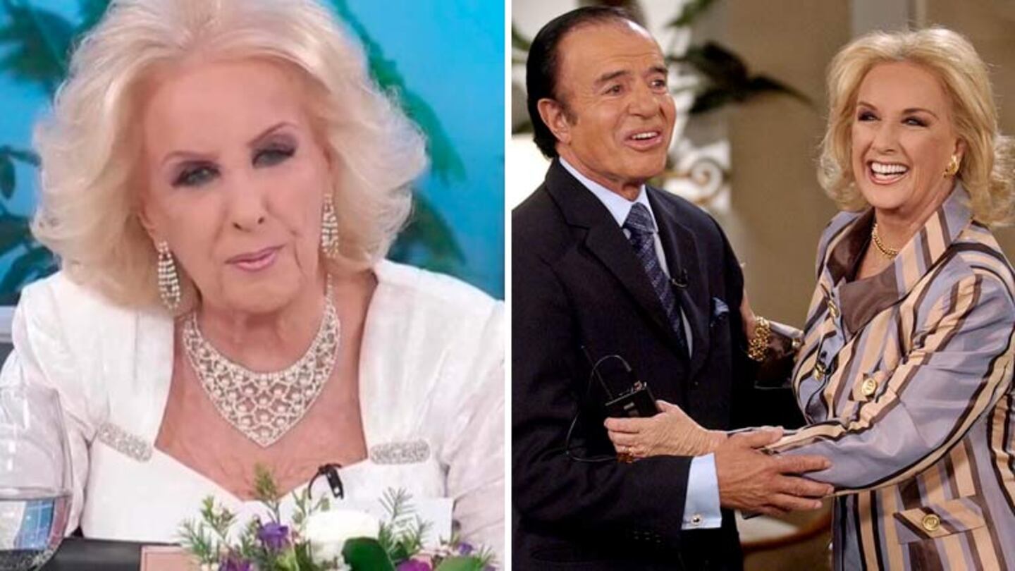 Mirtha, sobre la muerte de Carlos Menem: “Amaba a los artistas, para él todo honor y toda gloria”