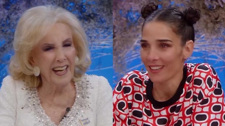 Mirtja Legrand y Juana Viale (Fotos: capturas eltrece)