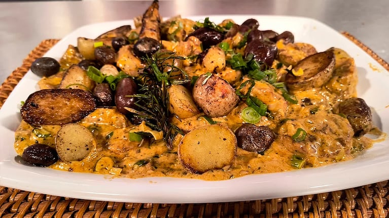 Mollejas al verdeo, receta