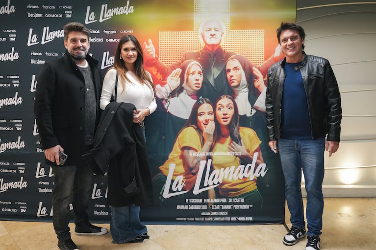 Momi Giardina y Diego Castro en el estreno de La Llamada (Foto: prensa)