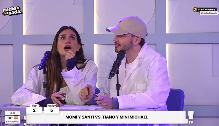 Momi Giardina y Santiago Talledo.