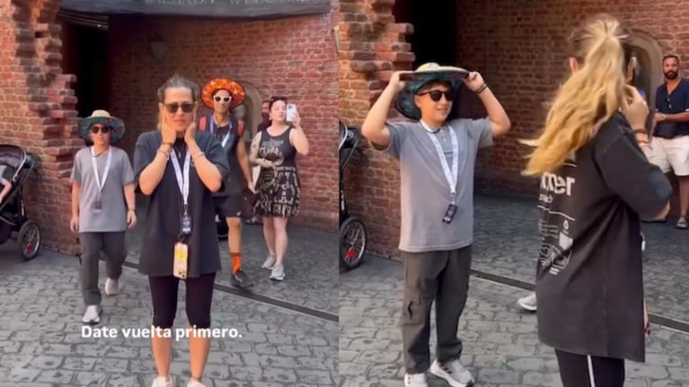 Momo se sumó al viaje de Universal con Jimena Barón y Matías Palleiro: el emotivo video de la sorpresa | Créditos: Instagram @jmena