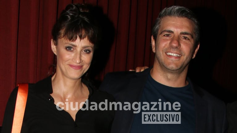 Mónica Antonópulos acompañó a Marco Antonio Caponi en el estreno de Los Renacidos (Foto: Movilpress).