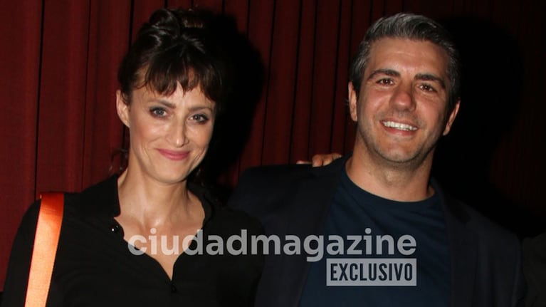 Mónica Antonópulos acompañó a Marco Antonio Caponi en el estreno de Los Renacidos (Foto: Movilpress).